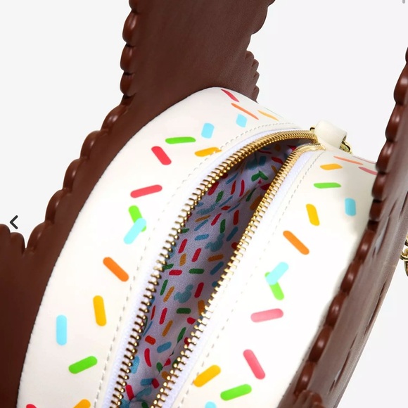 Loungefly Disney Mickey Mouse Ice Cream Sandwich Crossbody Bag - Picture 11 of 11